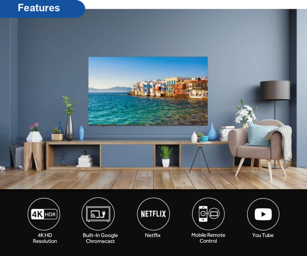Haier 43" Android Full HD Frameless TV - H43K6FG - Haier TV Kenya