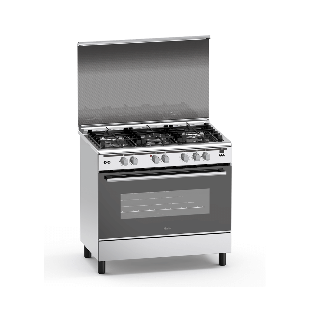 Haier 5 Gas 60X90 Cooker with Electric Long Oven HCR6050EES Haier