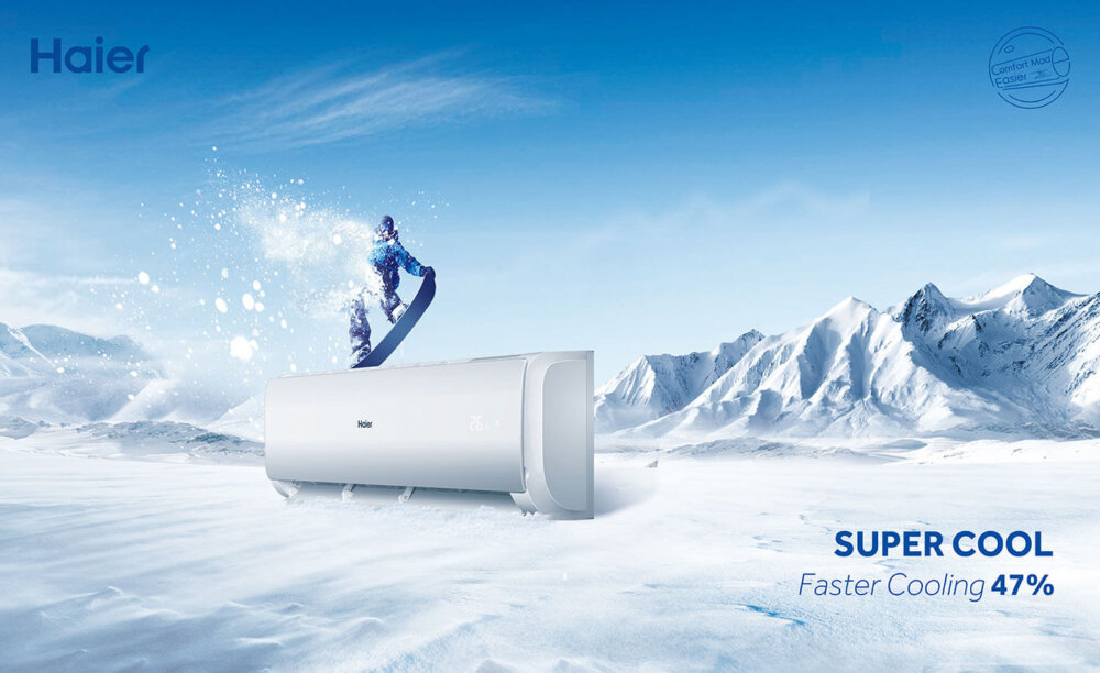 Haier AS12PB1LAA/1U12OF1QAA 12000BTU Fixed Speed Air Conditioner price in Kenya | Hobs and Hoods