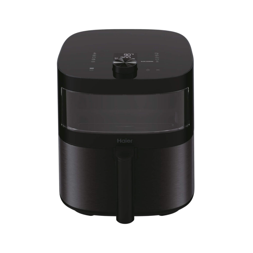 Haier Air Fryer 7L – Oil-Free Smart Cooking, Rapid Heat Tech -(HAF5TWA3 001)- Black