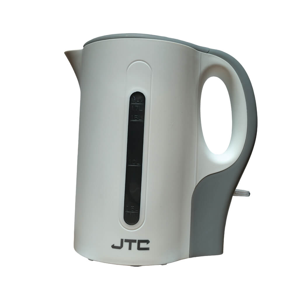 JTC Electric Kettle 1.7L 1001-GS - Grey and white cordless kettle
