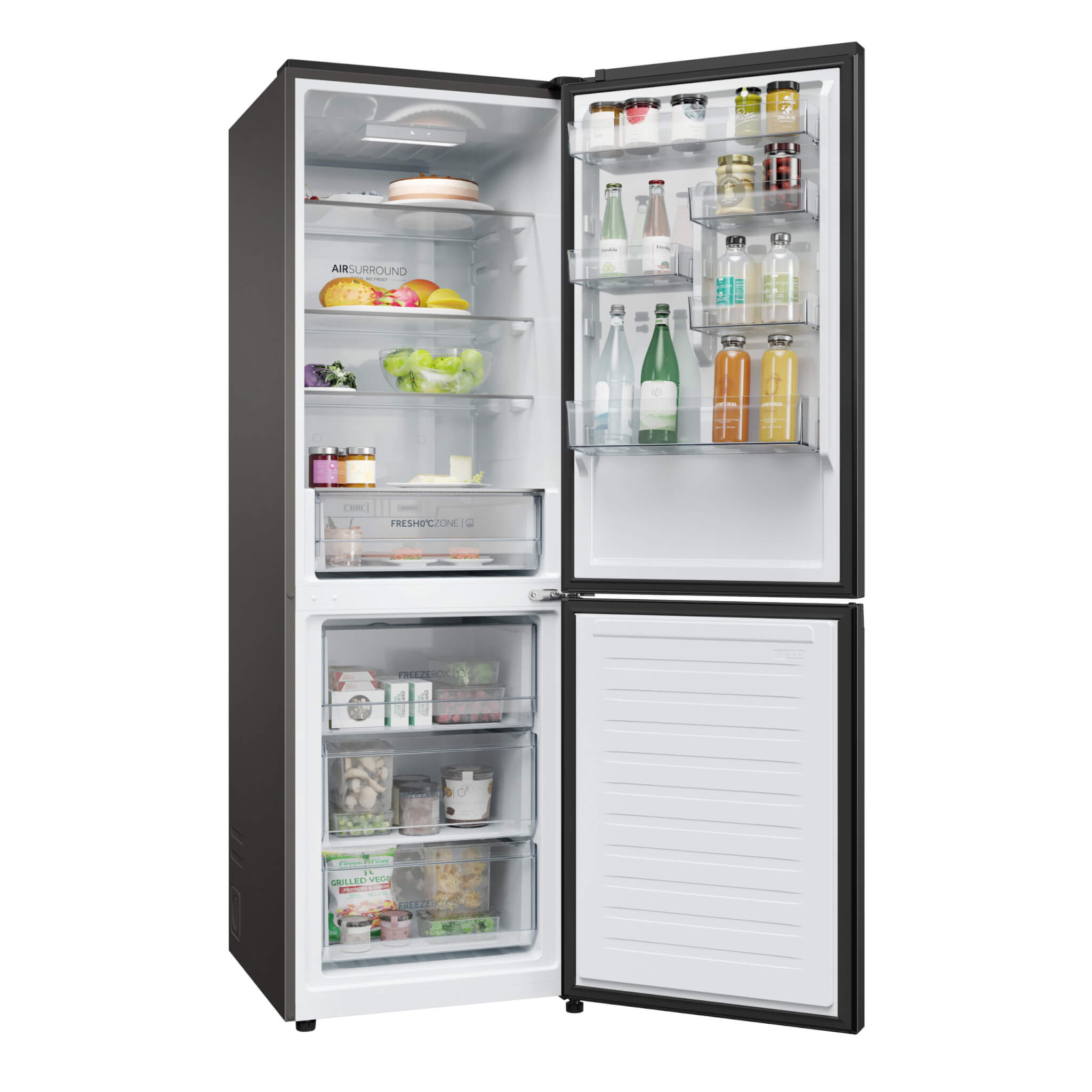 Haier 355L No Frost Bottom Mount Refrigerator HRF-425VCFRMBLUK3 (Black) - Image 13