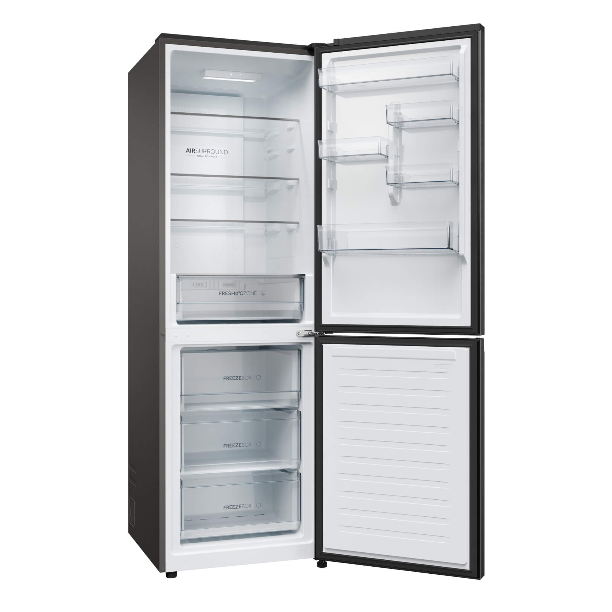 Haier 355L No Frost Bottom Mount Refrigerator HRF-425VCFRMBLUK3 (Black) - Image 12