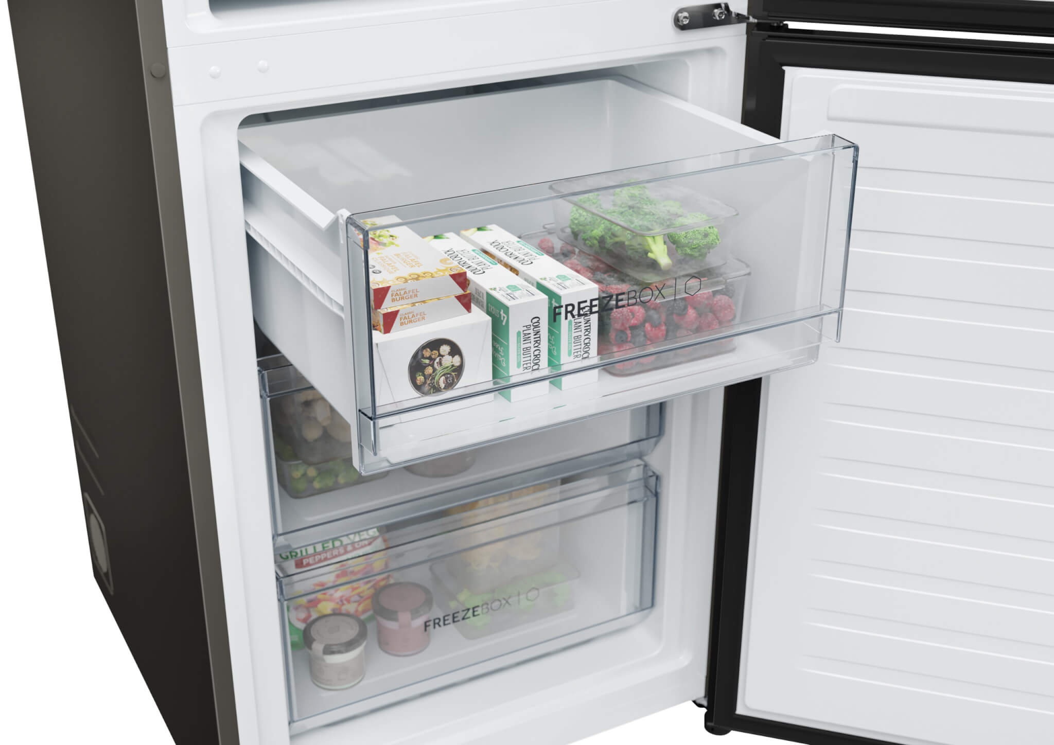 Haier 355L No Frost Bottom Mount Refrigerator HRF-425VCFRMBLUK3 (Black) - Image 9