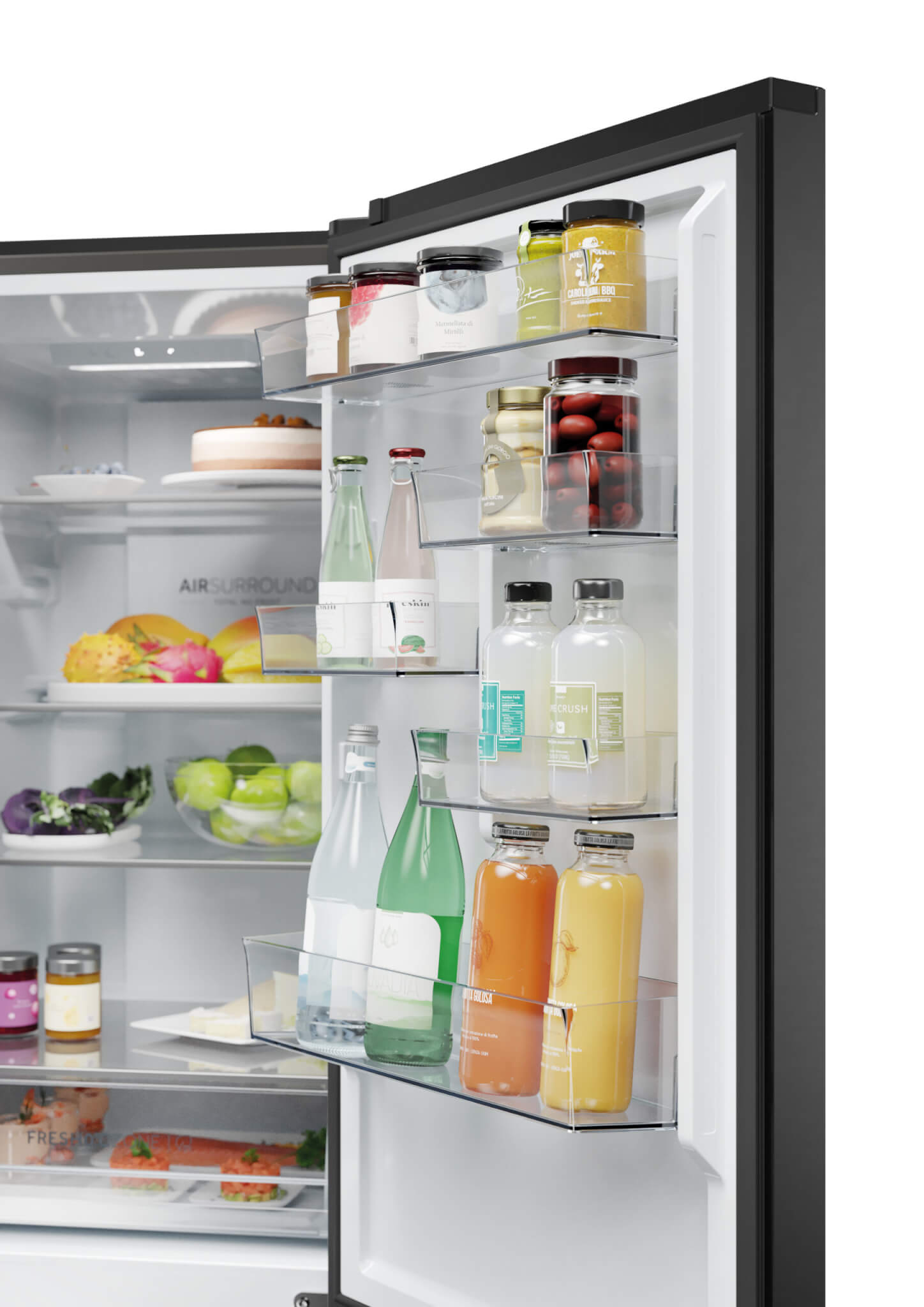 Haier 355L No Frost Bottom Mount Refrigerator HRF-425VCFRMBLUK3 (Black) - Image 7