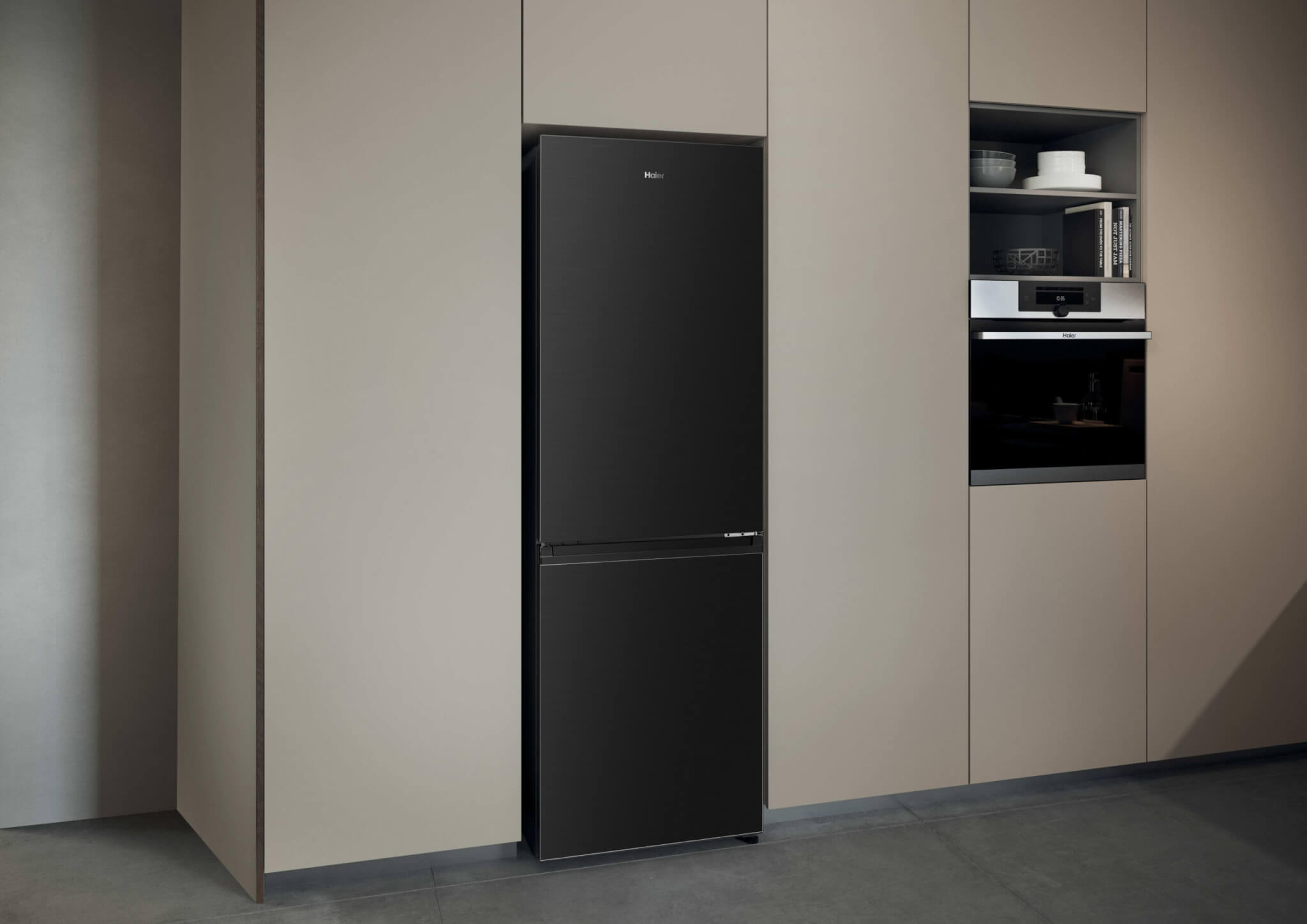 Haier 355L No Frost Bottom Mount Refrigerator HRF-425VCFRMBLUK3 (Black) - Image 4