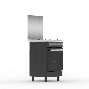 Haier HRE6313CDRSS 60x60cm gas cooker with electric oven, si