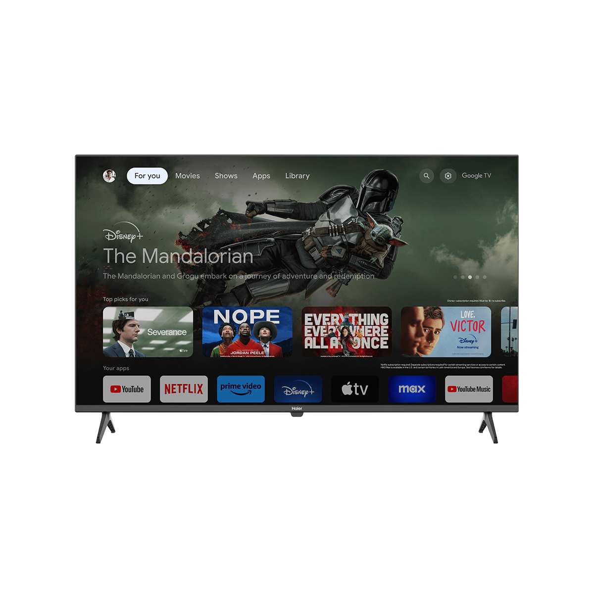 Haier 43 Inch QLED Google TV H43S80GFX - Image 5